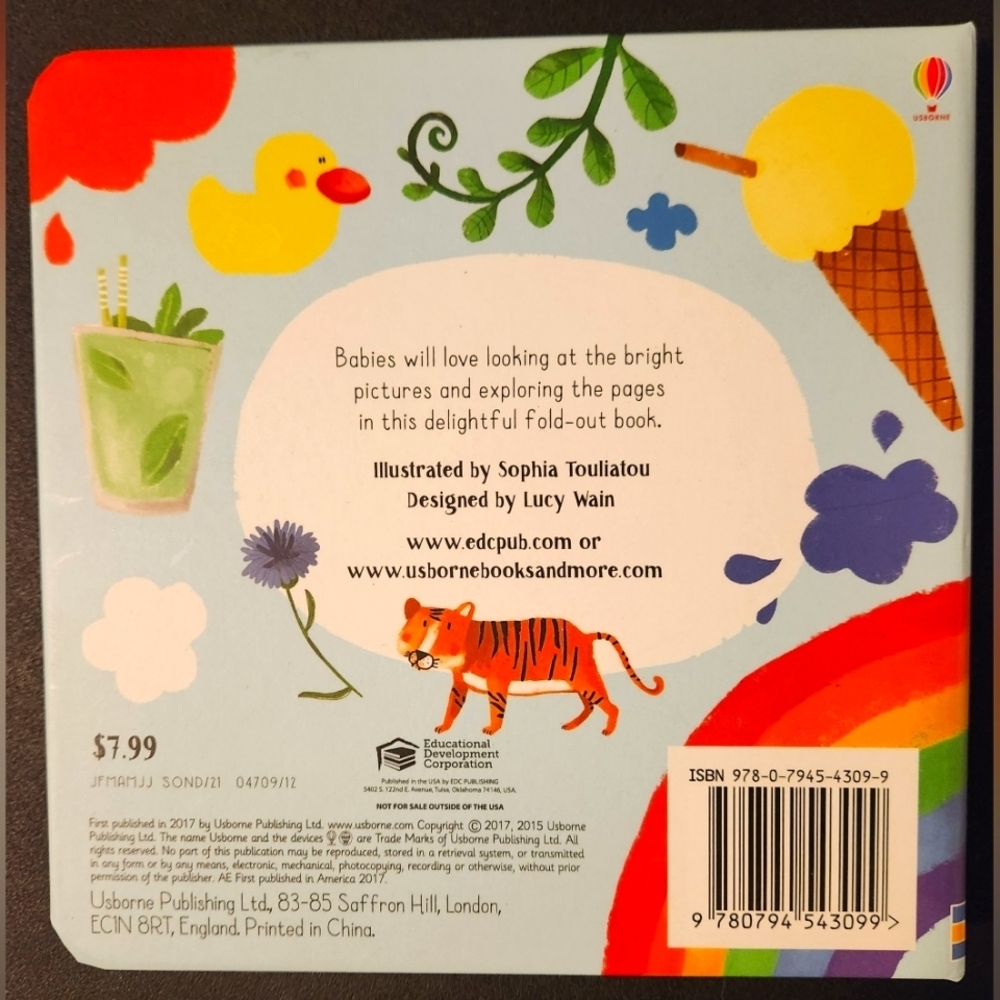 Usborne Fold Out Colors Book - Picture 2 of 3